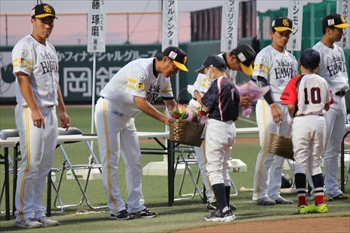 ホークス選手による交流の写真9