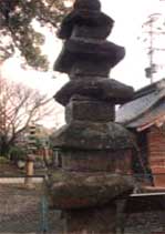 坂東寺の石造五重塔