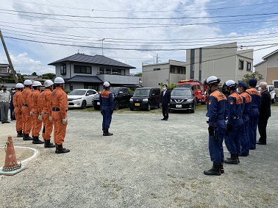 第48回福岡県救助技術指導会出場に伴う展示訓練