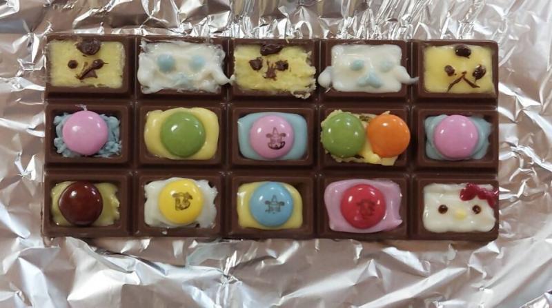 チョコアート完成品 チョコアート完成品