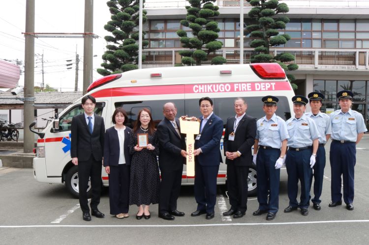 救急車寄贈式 救急車寄贈式