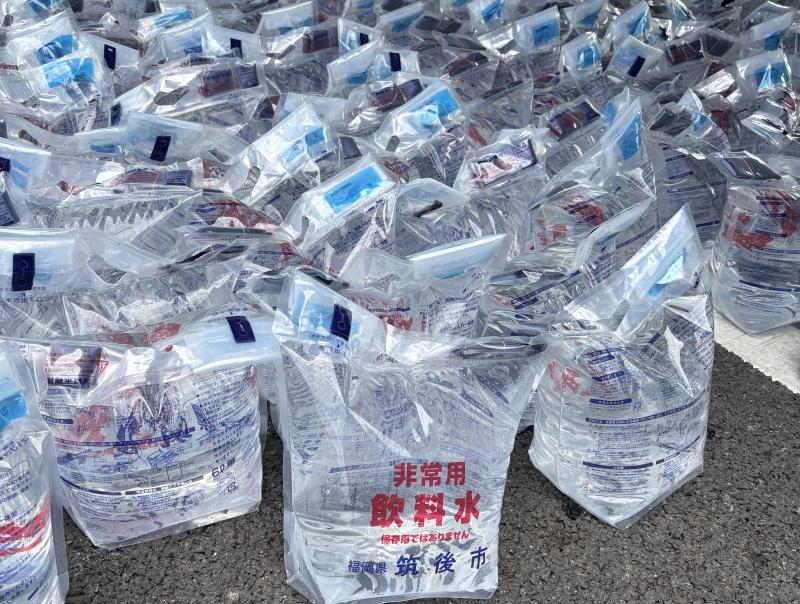 備蓄品の飲料水 備蓄品の飲料水